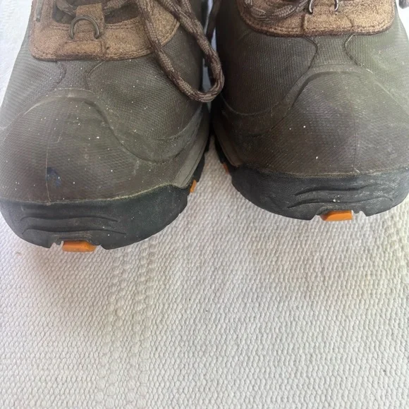 Mens Brown Columbia Waterproof Omni Heat 200 Gram Insulated Boots SZ 11 Techlite - Picture 4 of 12